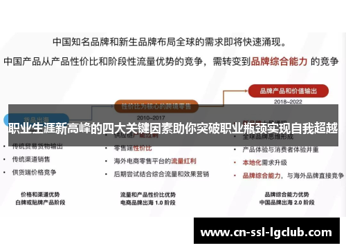 职业生涯新高峰的四大关键因素助你突破职业瓶颈实现自我超越